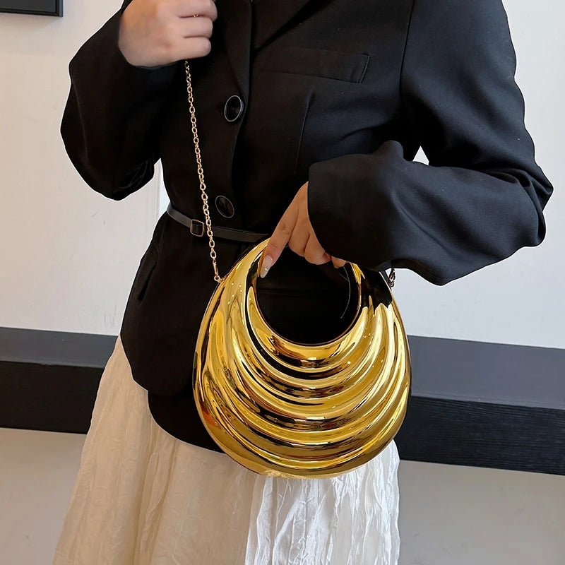 Acrylic Evening Clutch Bag Women Luxury Shoulder Bag Handbag And Crossbody Bags Fashion Party Prom Wedding Shiny Design Purse