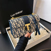 Letter Print Lock Luxury handbags Women Shoulder Bags Designer Crossbody Purses Handbag Chain Strap Clutch Bag 2025 New Small