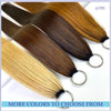 JSNME Micro Feather New hair extensions 100% Real Natural Human Hair Comfort Invisible 14-28 inch Black Brown Blonde 613 color