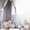 Mosquito Net Hanging Tent Star Decoration Baby Bed Crib Canopy Tulle Curtains for Bedroom Play House Tent for Children Kids Room