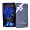 18Pcs/Box Soap Flower Bouquet Beautiful Flora Scented Bath Soap Flower in Gift Box for Anniversary Valentine's Day Mother Day