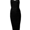 New 2024 Women Sexy Celebrity Midi Red White HL Elastic Bandage Dress Spaghetti Strap Club Bodycon Party Dress Wholesale HL434