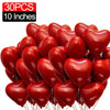 Red Heart Latex Balloon Inflatable Love Shaped Balloons Romantic Valentine's Day Birthday Wedding Party Decor Supplies Wholesale