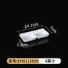 White Melamine Dipping Saucer Soy Vinegar Saucer Japanese Tableware Kitchen Seasoning Dish Scallion Garlic Plate for Restaurant