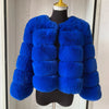 Damenmode Kunstpelzmantel superheiß Herbst Winter Damen kurze Kunstfuchsjacke flauschig hohe Qualität 7XL Damen Pelzmäntel