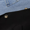 Women Vintage Fashion Blazer Denim Patchwork Jackets 2022 Autumn Winter Irregular Coat Women Long Sleeve Loose Korean Outerwear