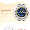 POEDAGAR Luxury Ladies Dress Watch Luminous Waterproof Week Date Woman Wristwatch Stainless Steel Women Quartz Watches reloj+box