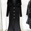 HIGH STREET Newest Fashion 2025 Designer Maxi Dresses Women's Long Sleeve Stunning Flowers Appliques Beaded Long Dress