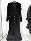 HIGH STREET Newest Fashion 2025 Designer Maxi Dresses Women's Long Sleeve Stunning Flowers Appliques Beaded Long Dress