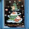 Santa Snowman Christmas Window Stickers Wall Decals New Year 2025 Christmas Home Decor Merry Christmas Xmas Decorations Gifts