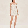 Elegant Womens White Floral Chic Mini Dress Patchwork Pleated Short Dresses Casual Black Evening Party Dresses Birthday Summer