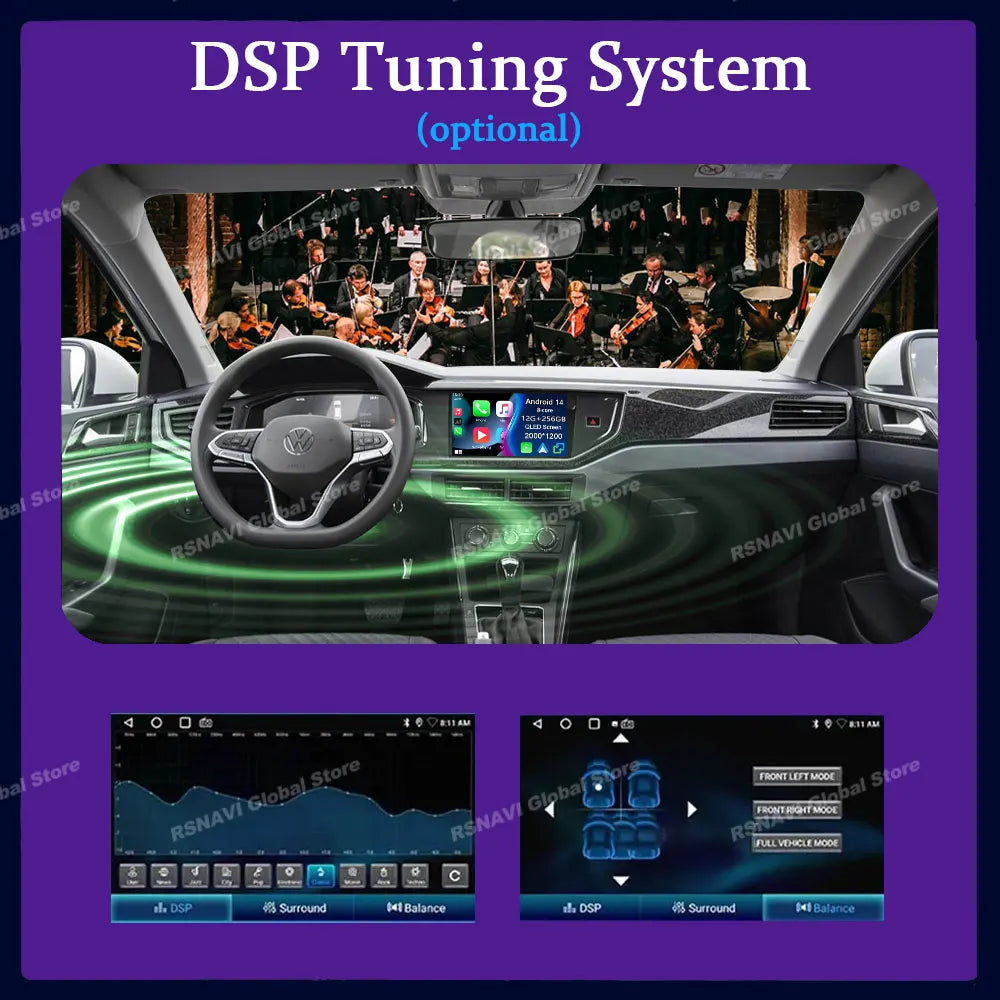 Car Radio Android 14 For Dodge Dart 2012 - 2016 GPS Carplay Multimedia Player DSP BT 2din Head Unit Audio Navigation Stereo Auto