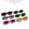 Fashion Square Sunglasses for Women Rectangle Brand Shades Sun Glasses Bling Diamond Eyeglasses Uv400 Glittering Accessories