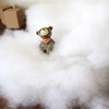 Fluffy Artificial Fake Snow Christmas Fake Cotton Decoration Set for Snow Fight Indoor Scene Xmas Village Tree Decor Doll Filler