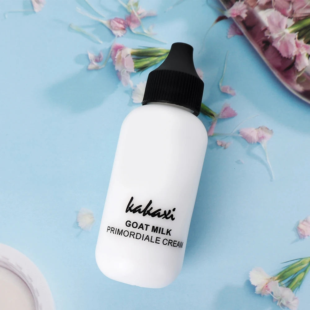 50ml Goat Milk Liquid Foundation Cream Waterproof Oil-control Cover Acne Base Cream Makeup Moisturize Matte Concealer Cosmetic