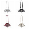 Portable Metal Stud Rivet Shoulder Bag Spicy Girl Chain Y2k Underarm Bag Punk Style Handbag Drawstring Crossbody Bag Daily