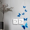 New Blue Glow-in-the-dark Butterfly Wall Stickers Room Decoration Accessories Cartoon Sticker for Anniversaries Birthdays Paster