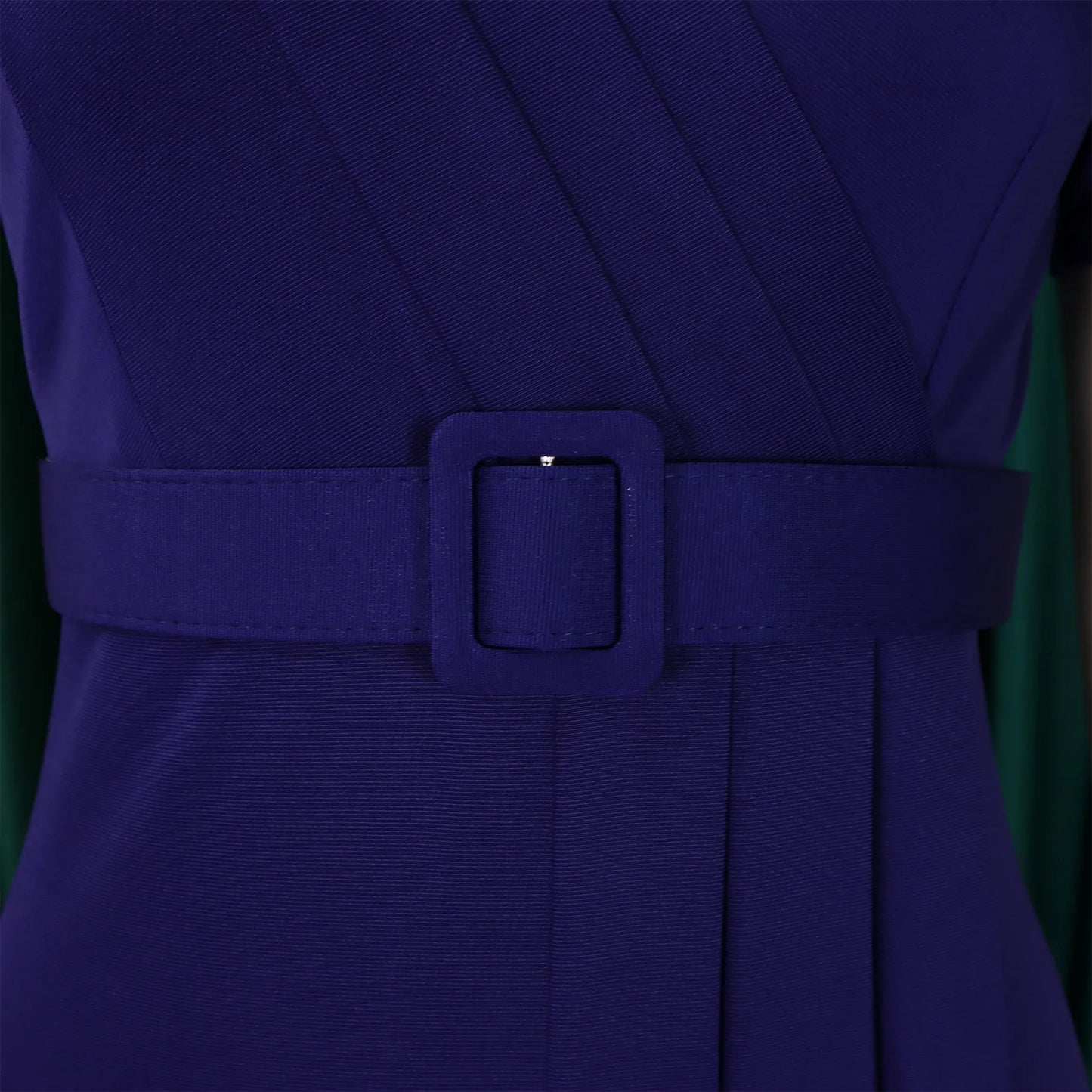 2024 summer new short sleeve V-neck waist solid color Tunle pencil skirt dress