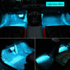 Neon LED Car Interior Ambient Foot Strip Light Accessories Back light Remote App Music Control Auto Decorative Atmosphere Lamp