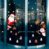 Christmas Window Sticker Merry Christmas Decorations For Home 2024 Cristmas Ornament Xmas Navidad Natal Gifts New Year 2025