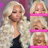 613 Blonde Wig Body Wave Wigs Human Hair 13x6 Hd Lace Frontal Wig Transparent Lace 250 Density 13x4 Lace Front Human Hair Wig