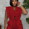 Znaiml Elegant White Patchwork Rompers Playsuits Women Lapel Sleeveless Slim Shorts Jumpsuits Hollow Button Birthday Overalls