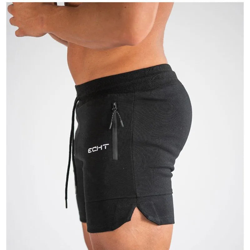 2024 new Sports Shorts Men Beaching Shorts Zip pocket Trousers Bodybuilding Sweatpants Fitness Jogger Running Gyms Men Shorts
