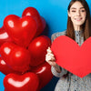 50/10pcs Red Heart Balloons Inflatable Latex Balloon for Valentine Day Wedding Party Anniversary Decoration Supplies Wholesale
