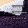 Fluffy Bedroom Rug Carpet Shaggy Fuzzy Rugs for Bedroom Thick Black Area Rugs for Living Room Rugs  for Girls Boys