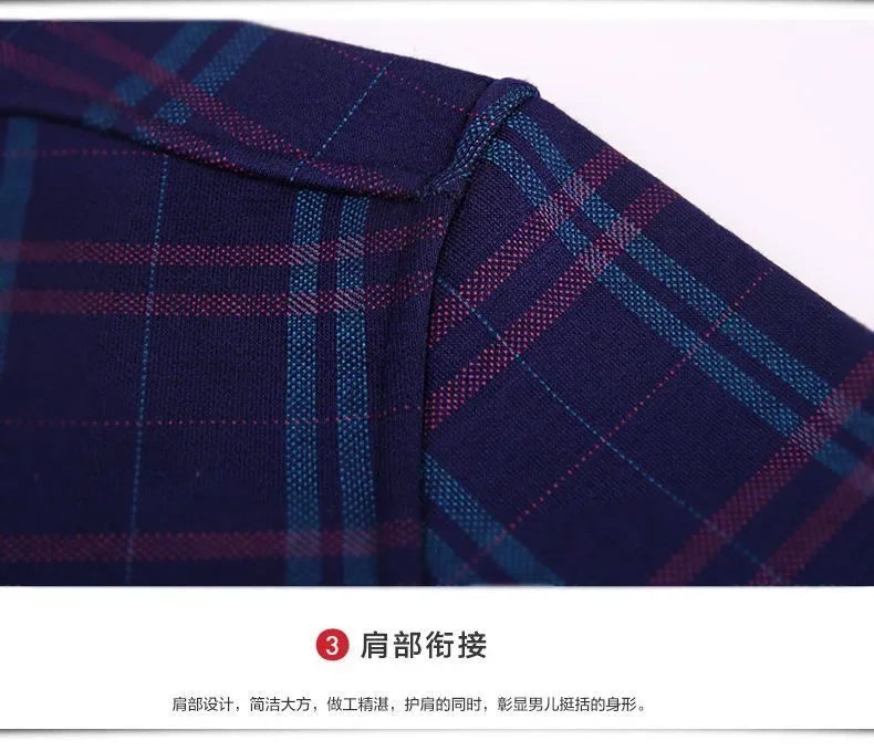 High Quality Men's Clothing 2024 Men Long Sleeve Thick Warm Shirt Tops Fashion Men Print Handsome Versatile Shirts Formal Shirts