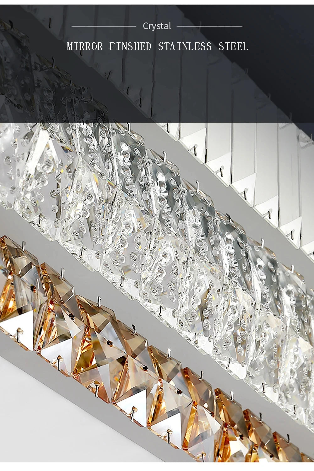 Luxury Ceiling Chandelier Gold Modern Led Lights Home Decor K9 Crystal Lustre for Living Room Bedroom Bathroom Home Appliance