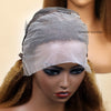 Highlight Ombre Lace Front Wig Human Hair Pre Plucked 13x4 colored 4/27 250%Density Honey Blonde Kinky Straight Lace Wigs
