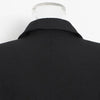 TWOTWINSTYLE Solid Casual Patchwork Diamonds Chain Slim Blazer For Women Notched Collar Long Sleeve Temperament Blazers Female