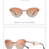 GCV Brand new Women 2 In 1 Polarized Sunglasses Anti blue light glasses butterfly frame multifunctional Medical applicability