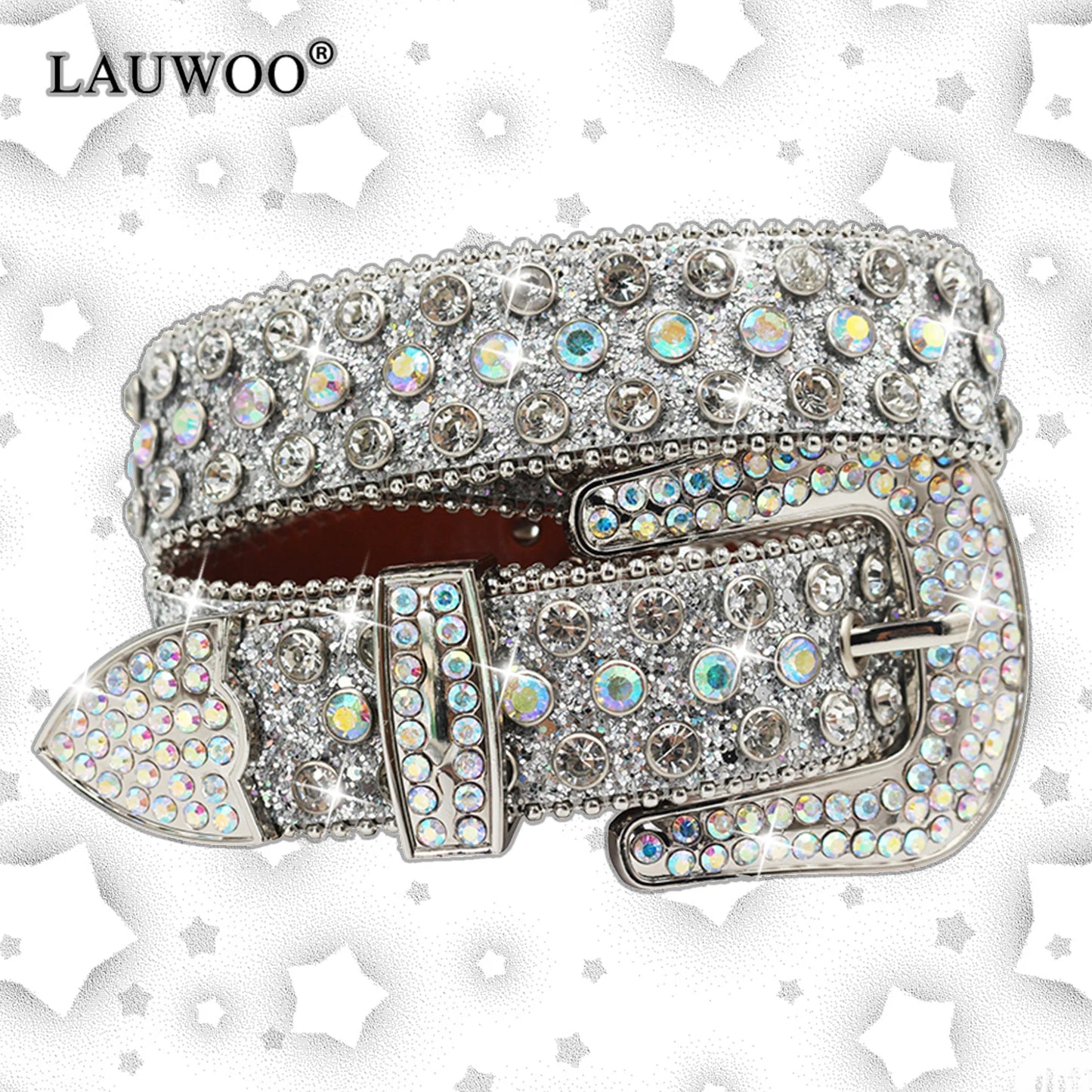 belt Diamond Rhinestone Belts Fashion Luxury Crystal Studded Pin Buckle Belt Belts for Women Jeans Decoration Beautiful