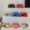 Fashion Elegant Metal Closure Box Shaped Crossbody Bags Women Evening Bags Wedding Mini Ladies Wallet Party Cute Purse ClutchBag