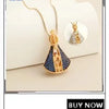 MHS.SUN New Leopard Bubble Letter Necklace Gold Plated Chunky Bubble Zircon 26 Initial Pendant Necklace Women Fashion Jewelry