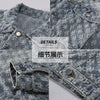 Fashion Stylish Luxury Clothing Loose-fitting Jacket for Casual Cotton Suitable Spring and Autumn Water-washed Jacquard Jacket