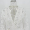 New In Jumpsuit Women White Overalls Party Lace Rompers Bodysuit One Piece Long Sleeve V-neck Long Pants Y2k Elegant Spring Work