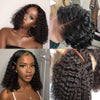 Loose Deep Wave Short Bob Human Hair Frontal Wigs Curly 13x4 4x4 Transparent Lace Front Wig 180 Density Brazilian Remy For Women