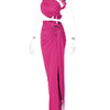 Ladies Spring 2 Pieces Sleeveless Backless Strap Spit Crop Top Side Slit Slim Fit Maxi Skirt Set Women Evening Party Clubwear