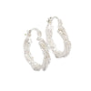 BF CLUB 925 Sterling Silver Sparckling Earrings For Women Trendy Earring Jewelry Prevent Allergy Party Accessories Gift