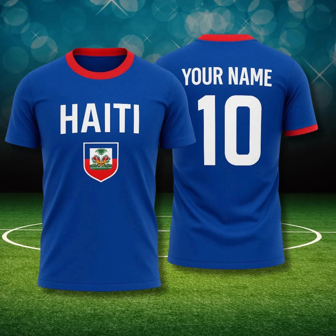 2026 New Haiti Football T-shirts Sports Casual Haitian Soccer Jersey Free Custom Diy Name Tees Gifts Wholesale Sports T Shirts