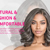 Salt and Pepper Loose Wave Lace Front Bob Wig Human Hair Side Part  5x5 HD Closure Lace Wig Ready To for Black Women