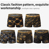 5 /10 Pack Men's Black Gold Printed Boxer Underwear Comfortable And Versatile Plus Size Sexy Young Men's Leisure Sports Beach sh