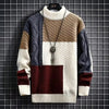 2023 New Men's Sweater Autumn Winter Japanese Style Knitted Trendy Pullovers Basic Killer Whale Cardigan Fashion