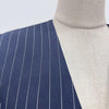 TWOTWINSTYLE Colorblock Striped Slimming Blazers For Women V Neck Long Sleeve Tunic Temperament Coats Female Fashion Clothes New