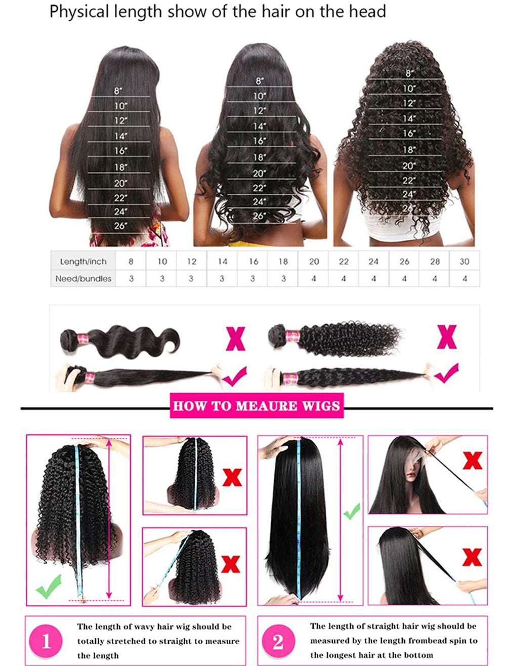 8-32 Inch Bone Straight Human Hair Weave Bundles 12 A Brazilian Natural Color 100% Remy Human Hair Extension 1 3 4 Bundles Weft