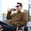 Men's Jackets Winter Warm Waterproof Fleece Lined High Quality Multi-color Coat Comfortable Casual Outerwear US Size