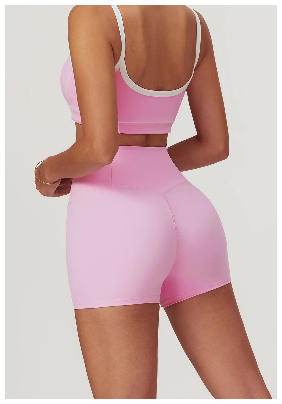 Yoga Set Women Sport Bra Gym Workout Legging High Waist Wide Flare Pant Fitness Sports Shorts Active Wear Suit
